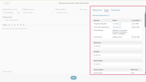 An Advisement session for a student is open. The Profile tab is highlighted.